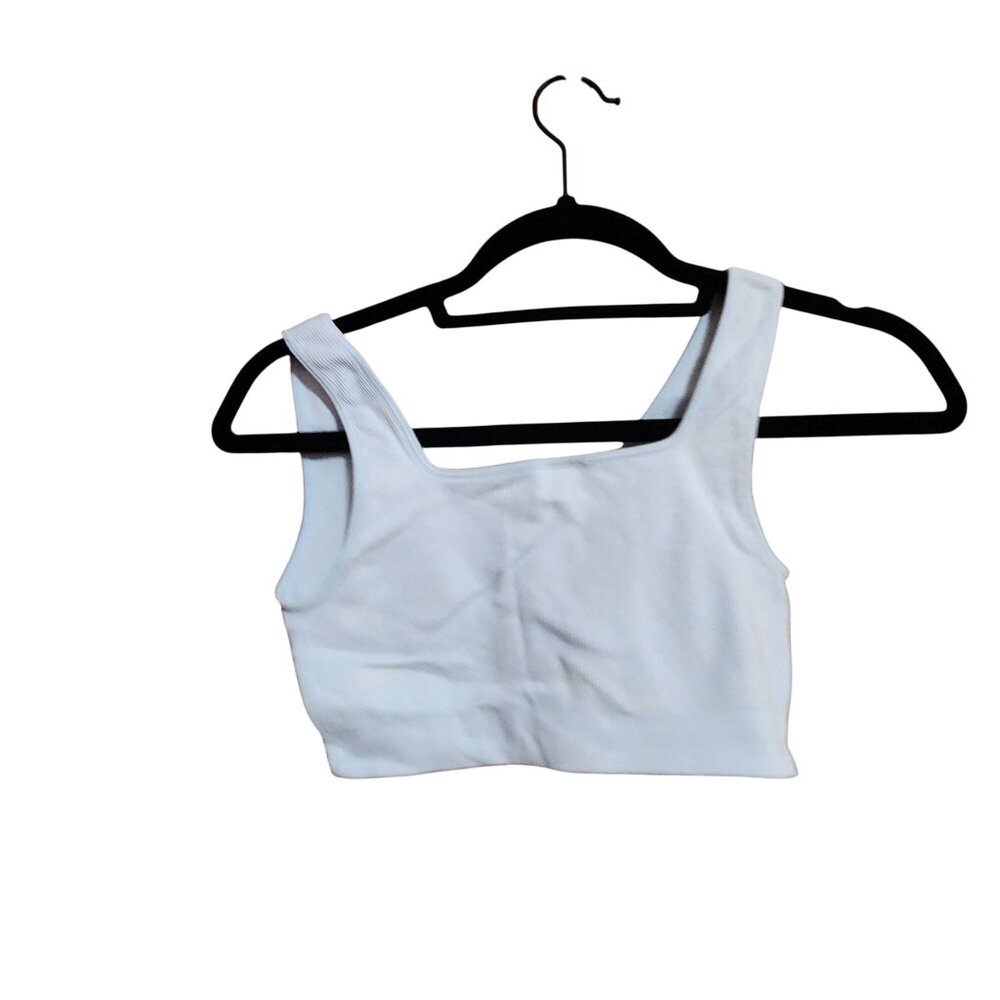 All in Motion Light Blue Ribbed Sports Bra womens size  S